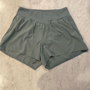 Zella All Sport High Waist Shorts size XS grey thunder